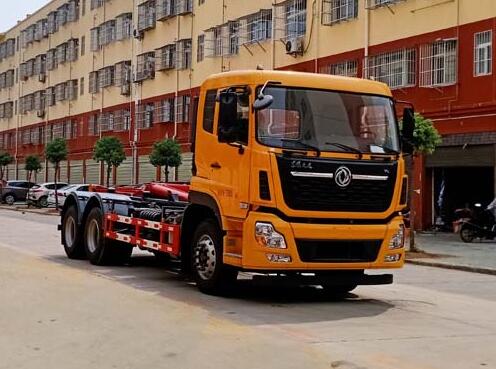 東風天龍（拉臂）車廂可卸式垃圾車