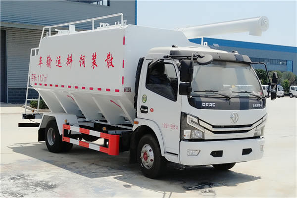 程力國六散裝飼料運輸車