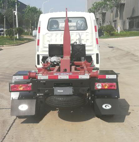 國(guó)六福田汽油鉤臂垃圾車(chē)（后雙輪）