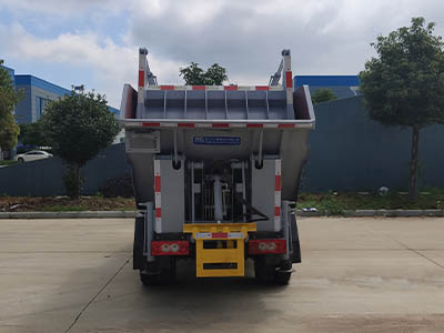 程力小型（后掛式）無泄露自裝卸式垃圾車
