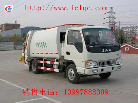 湖北程力江淮壓縮式環衛垃圾車