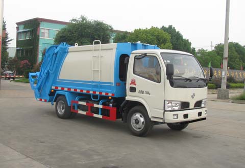 東風國五壓縮式垃圾車